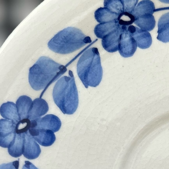 Wloclawek Fajans Hand Painted Cup and Saucer - Picture 7 of 7